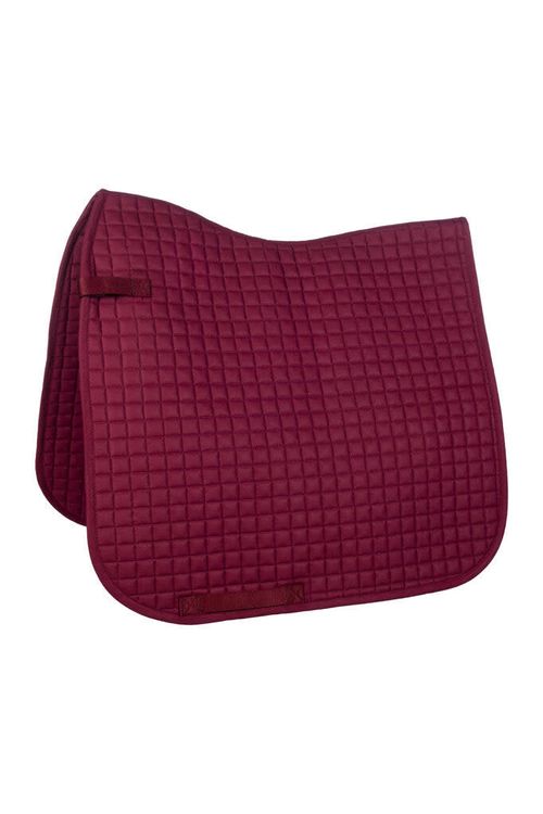 HKM Larissa Dressage Saddle Pad - Wine Red