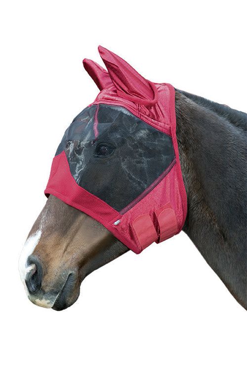 HKM High Professional Fly Mask - Red