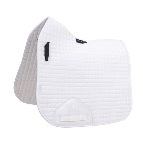 Shires ARMA Deluxe Cotton Dressage Saddle Pad - White