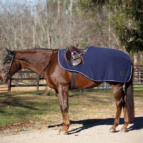 Equinavia Norse Fleece Quarter Sheet - Navy