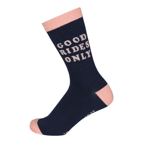Dapplebay Women's Knit Crew Socks - Good Rides Only