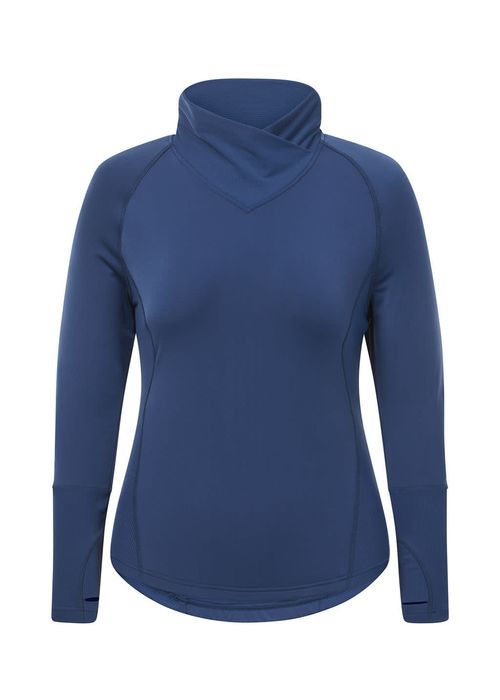 Kerrits Women's Wrap Neck Tech Top - Lapis
