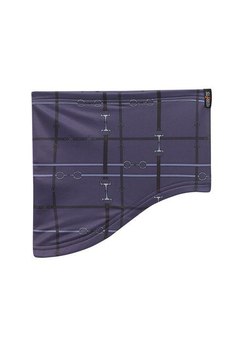 Kerrits First Level Fleece Neck Warmer - Plumnoir Bridle Plaid