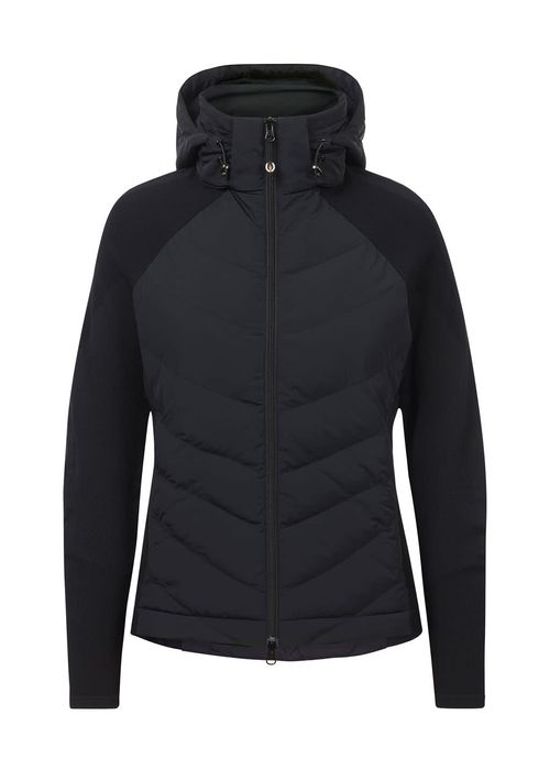 Kerrits Women's Equitech Hybrid Hooded Quilted Jacket - Black