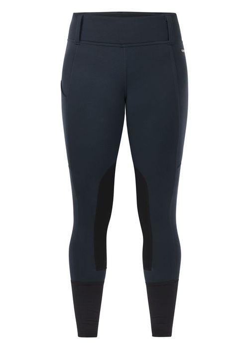 Kerrits Women's Sit Tight Wind Pro Knee Patch Tights - Galaxy Blue