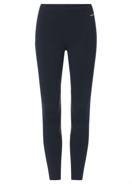 Kerrits Kids' Fleece Lite II Knee Patch Tights - Galaxy Blue