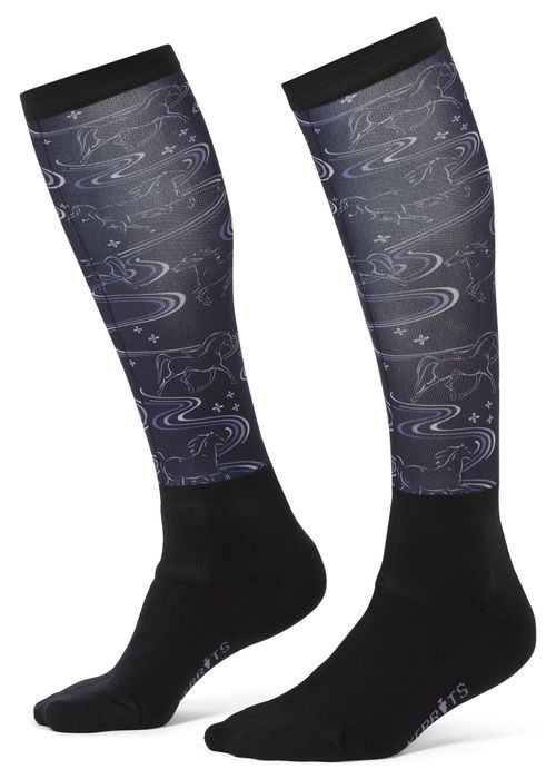 Kerrits Kids' Dual Zone Boot Socks - Plumnoir Ride The Wind