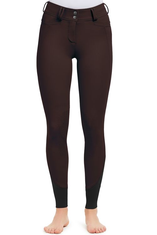 RJ Classics Women's Hayden Silicon Knee Patch Breeches - Chocolate Plum
