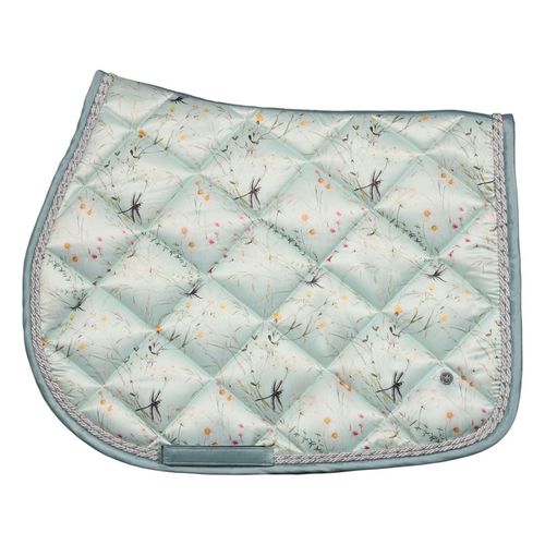 Dapplebay Jump Saddle Pad - Green Dragonfly Meadow