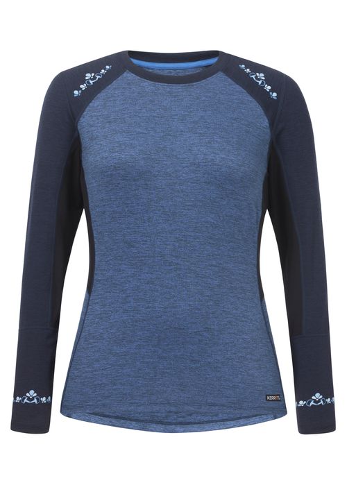 Kerrits Women's D-Lightful Base Layer Top - Bluemoon