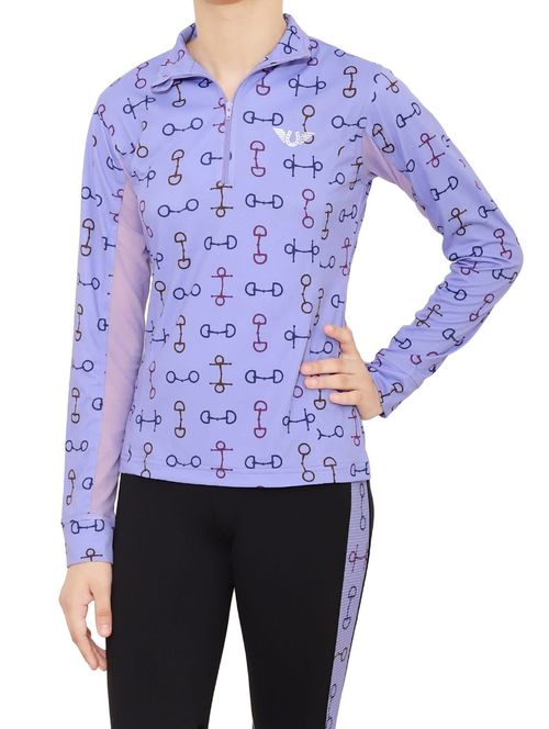 TuffRider Kids' Snaffle Bits Sport Shirt - Blue
