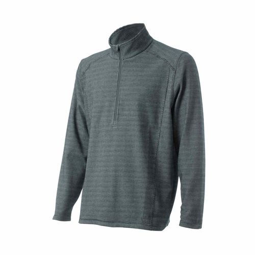 Equinavia Men's Nils Houndstooth Quarter Zip - Navy/White