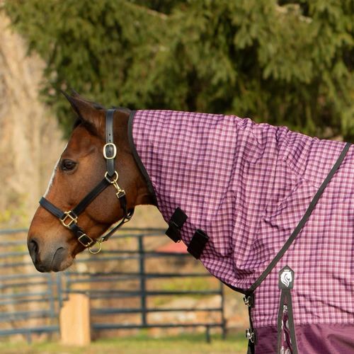 Equinavia Norse Turnout Neck Cover No Fill - Plum Wine/Orchid Haze