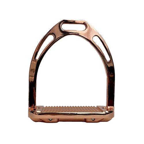 TuffRider Aluminum Stirrups - Rose Gold