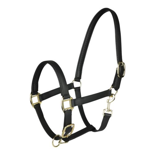 TuffRider EasyCare EquiLeather Heavy Duty Break Away Halter - Black