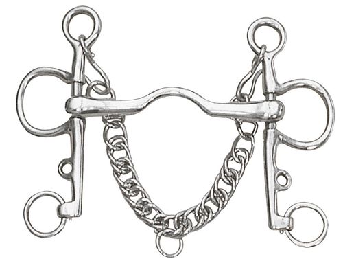 OVERSTOCK: Centaur Hartell Sliding Pelham - 5in - Stainless Steel