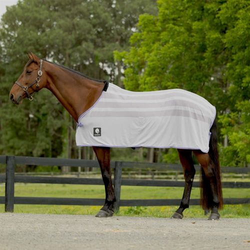 BARN BUSTER: Equinavia Sefyr Scrim Sheet - X Large - Grey/Orchid Mist