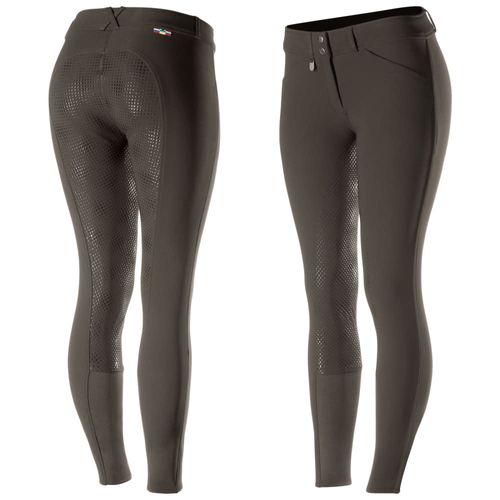 OVERSTOCK: Horze Women's Grand Prix Full Seat Breeches - EU 46/US 34 - Dark Brown
