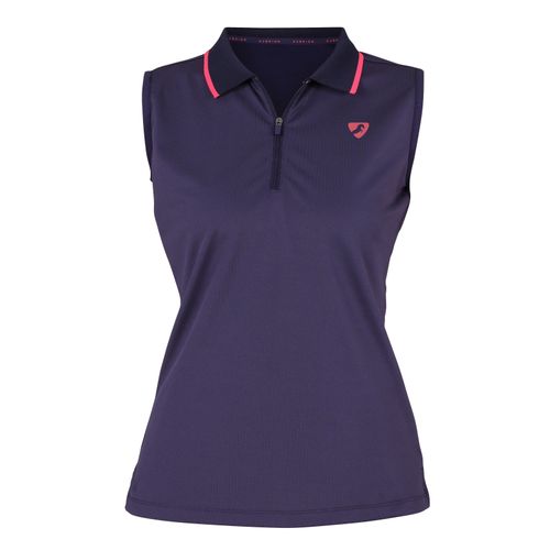 BARN BUSTER: Shires Aubrion Women's Poise Sleeveless Tech Polo - XX Small - Navy