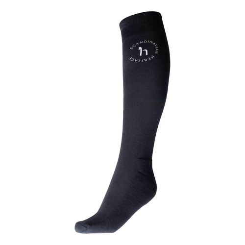 Horze Women's Nixie Bamboo Winter Riding Socks - Blueberry