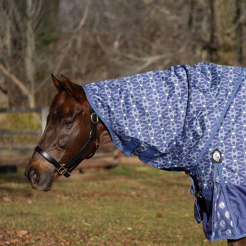 Equinavia Arktis Turnout Neck Cover 200g - Skipper Blue