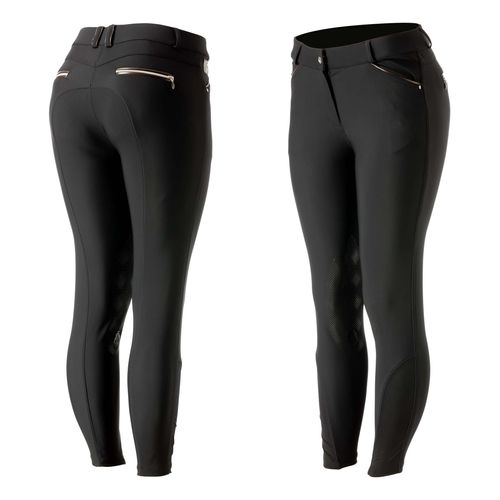 Equinavia Women's Elisabet Knee Patch Breeches - Black