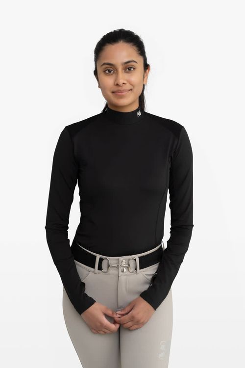 Hassinger Women's Madison Ave Long Sleeve Sun Shirt - Black