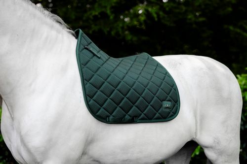 Alessandro Albanese Performance Dressage Saddle Pad - Hunter Green