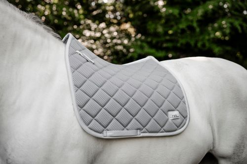 Alessandro Albanese Performance Dressage Saddle Pad - Silver Slate
