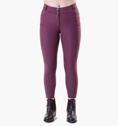 Horseware Women's Flexfit Winter Knee Grip Breeches - Celestial Purple