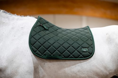 Alessandro Albanese Performance Jump Saddle Pad - Hunter Green