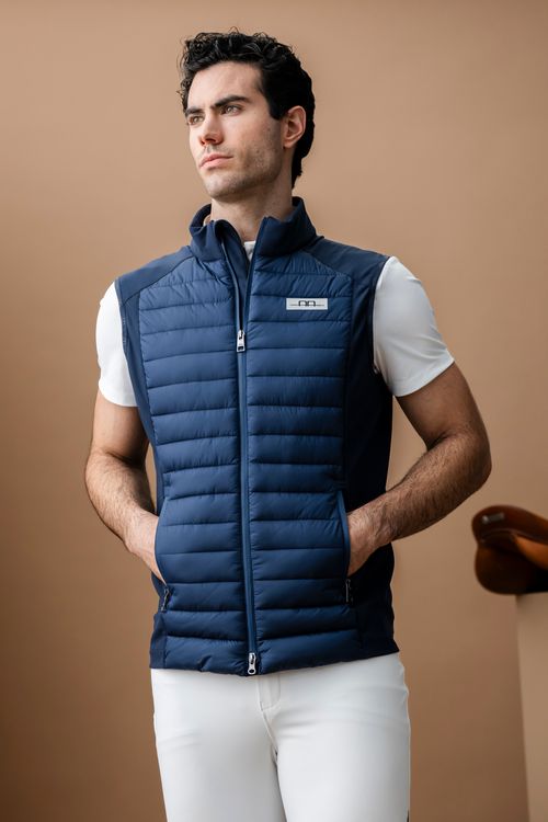 Alessandro Albanese Men's Kari Gilet - Navy