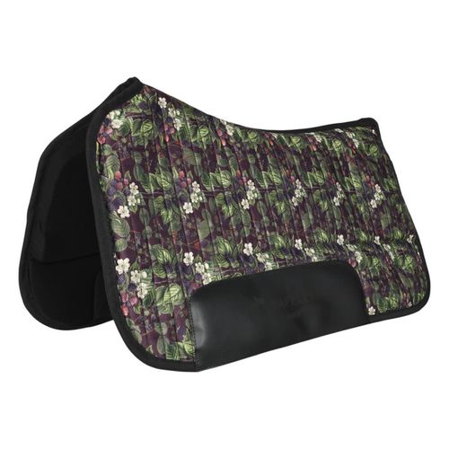 Dapplebay Blackberry Daze Western Saddle Pad - Blackberry