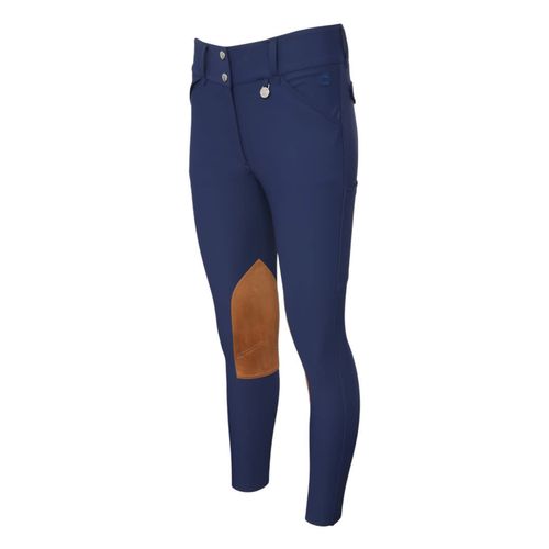 Dapplebay Women's Sport Knee Patch Breeches - Navy