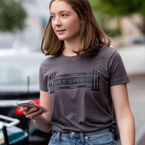 Dapplebay Women's Short Sleeve Tee Shirt - Get Over It