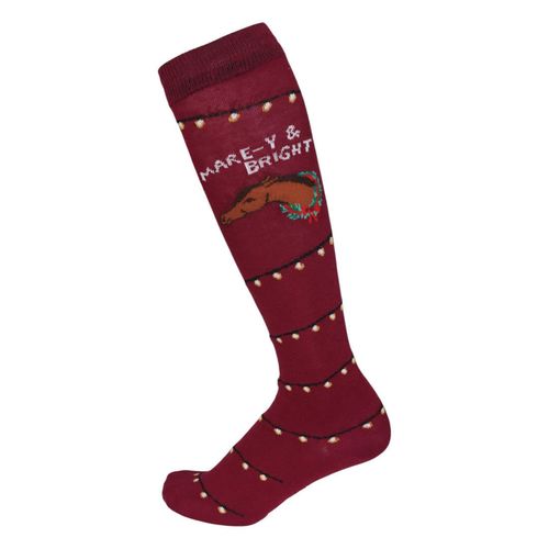 Dapplebay Holiday Knit Boot Socks - Mare-y & Bright