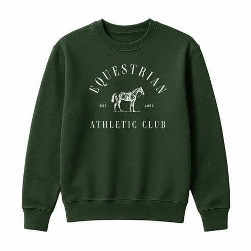 Dapplebay Kids' Equestrian Athletic Club Sweatshirt - Evergreen