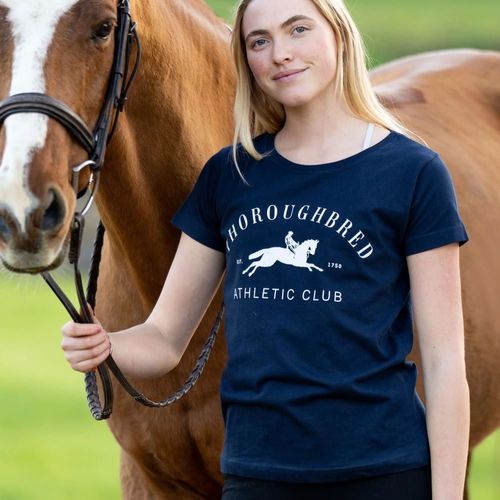 Dapplebay Women's Short Sleeve Tee Shirt - Thoroughbred Club