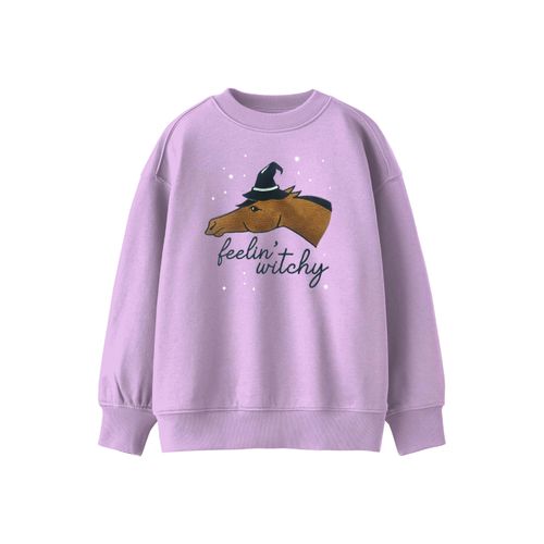 BARN BUSTER: Dapplebay Kids' Halloween Sweatshirt - 14-16 years - Feelin' Witchy