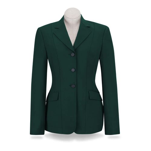 SALE RACK: RJ Classics Women's Skylar 37.5 Grey Label Show Coat - 00 Regular - Evergreen