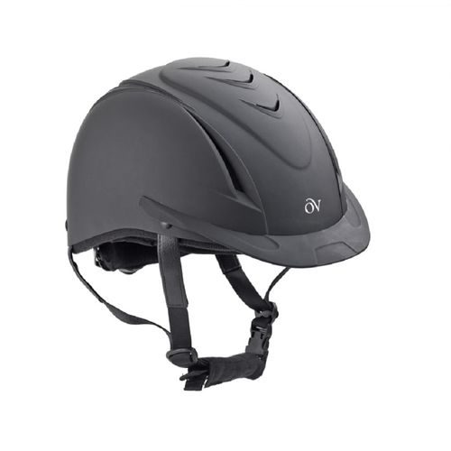 READY TO SHIP: Ovation Deluxe Schooler Helmet - Medium/Large - Black/Black Vents