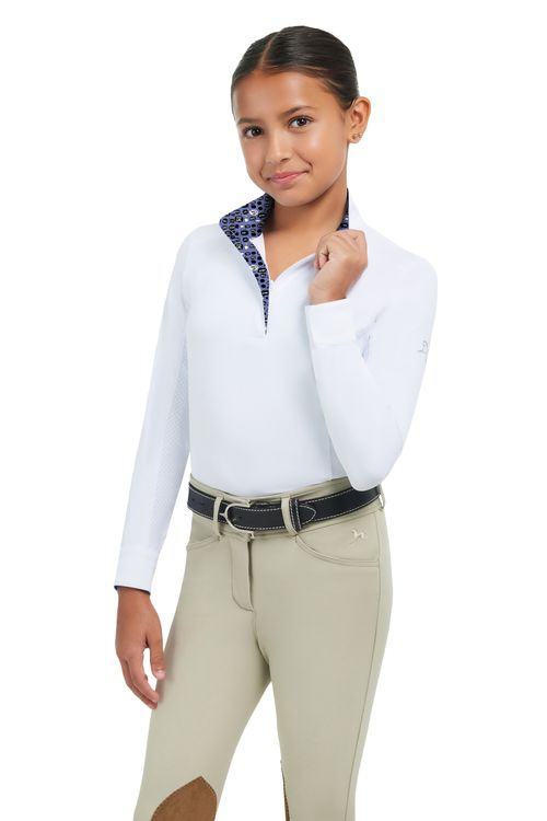 SALE RACK: RJ Classics Kids' Tori Jr Long Sleeve Show Shirt - Large - Girl Talk