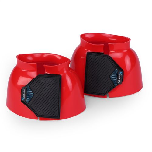 READY TO SHIP: Shires ARMA Smooth Gloss Bell Boot - Large Horse - Red