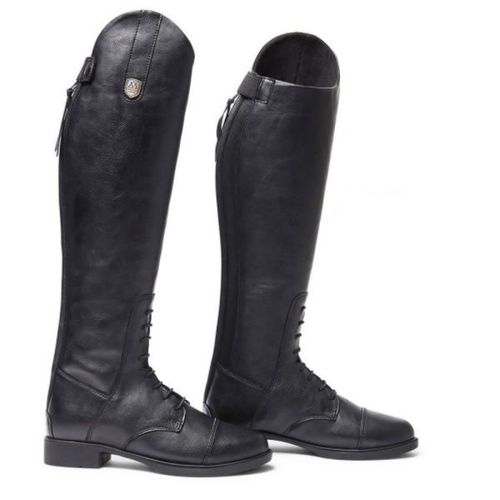 READY TO SHIP: Mountain Horse Kids' Veganza Youth Field Boots - 8-9 Regular - Black