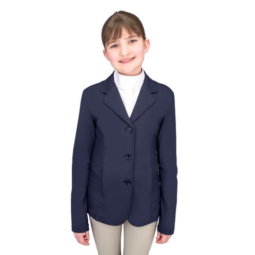 BARN BUSTER: Ovation Kids' Mesh Hybrid Show Coat - 12 - Navy
