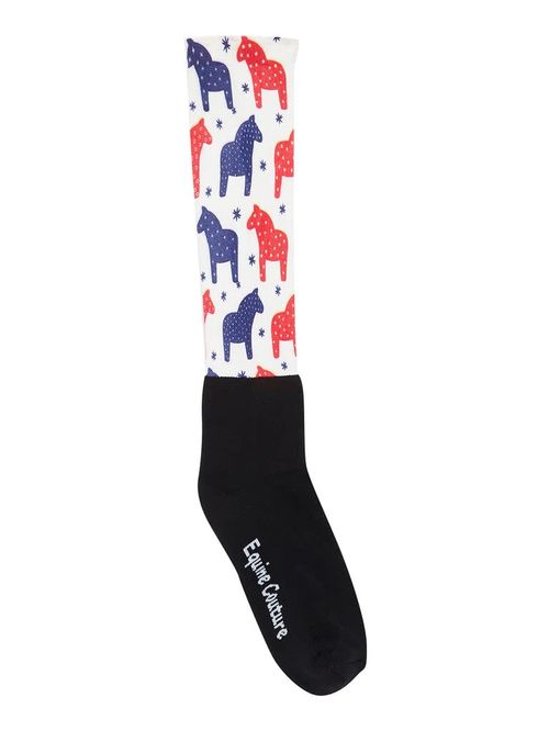 SALE RACK: Equine Couture Women's OTC Boot Socks - One Size - Patriotic