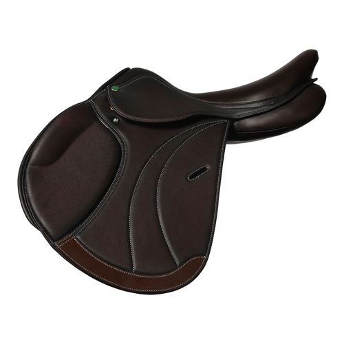 Henri de Rivel Equipe Covered Close Contact  IGP Flocked Saddle - Havana