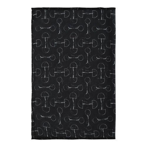 AWST Lila Vintage Snaffle Bit Scarf - Black