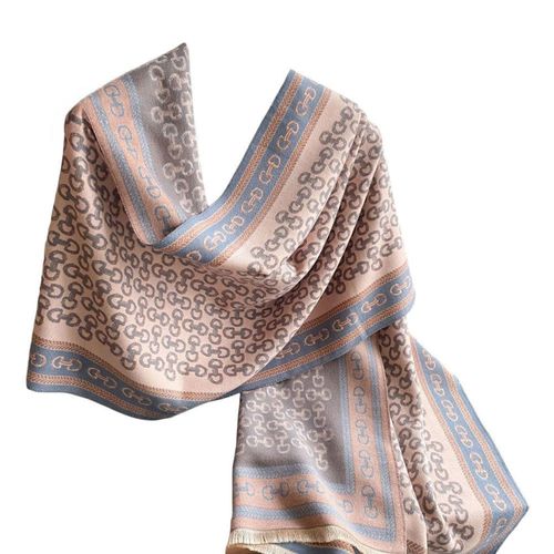 AWST Snaffle Bit Acrylic Cashmere Scarf - MultiColor