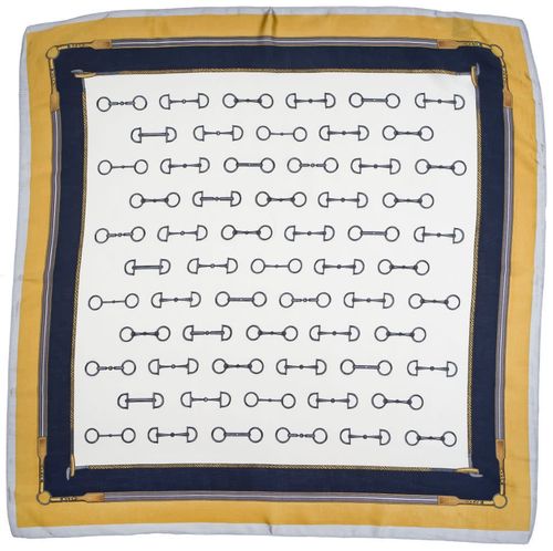 AWST Satin Snaffle Bit Scarf - Gold